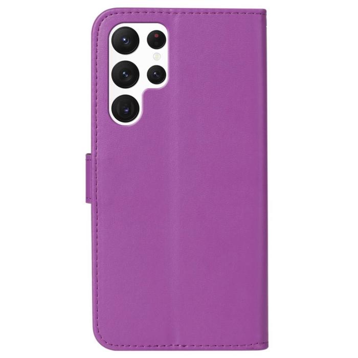 Bild 6, Samsung Galaxy S23 Ultra Fodral Solid Läder Lila