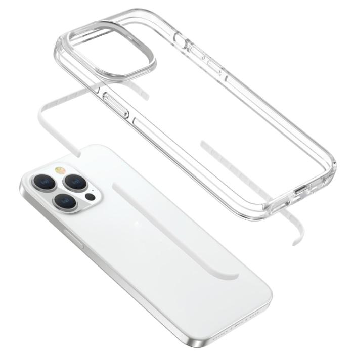 Bild 5, iPhone 15 Pro Skal Hybrid Dual-Color Vit