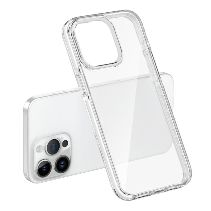 Bild 6, iPhone 15 Pro Skal Hybrid Dual-Color Vit