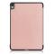 iPad Air 2020/2022/2024 Fodral Tri-Fold Litchi Roséguld