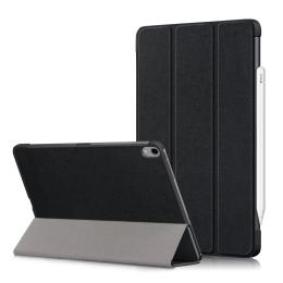 iPad Air 2020/2022/2024 Fodral Tri-Fold Litchi Svart