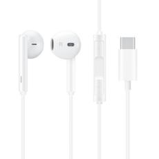 Type-C In-Ear HIFI Hörlurar Med Mikrofon - Vit