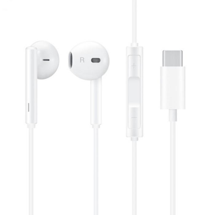 Bild 1, Type-C In-Ear HIFI Hörlurar Med Mikrofon - Vit