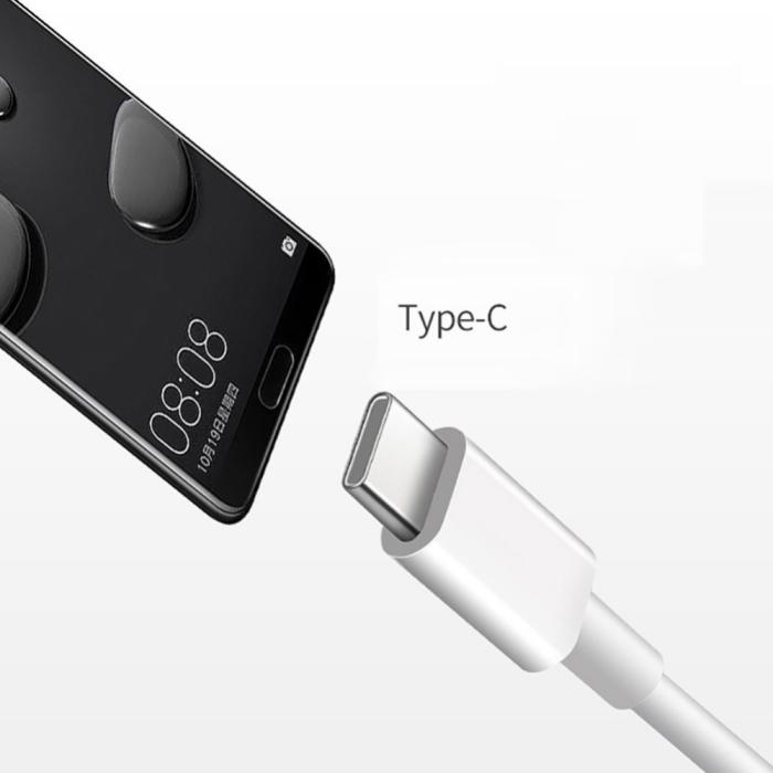 Bild 3, Type-C In-Ear HIFI Hörlurar Med Mikrofon - Vit
