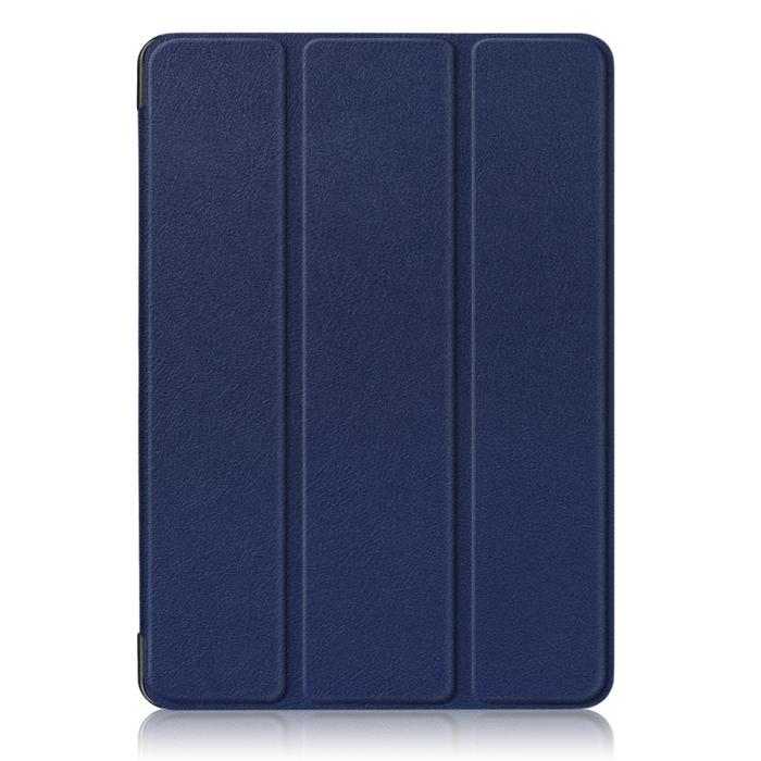 Bild 2, iPad Air 2025-2020 Fodral Tri-Fold Litchi Blå