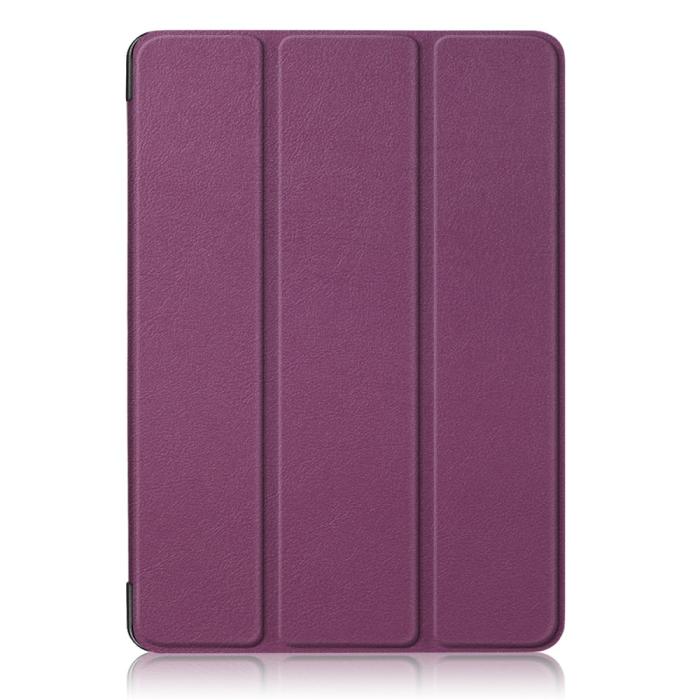 Bild 2, iPad Air 2025-2020 Fodral Tri-Fold Litchi Lila