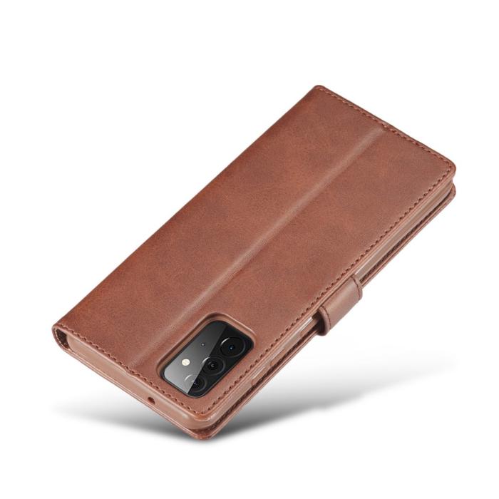 Bild 5, Samsung Galaxy A72 - LC.IMEEKE Läder Fodral - Brun