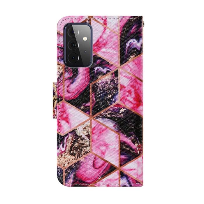 Bild 2, Samsung Galaxy A72 - Fodral Med Tryck - Marmor