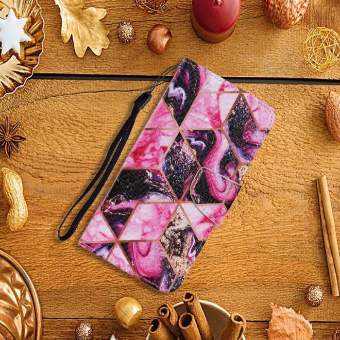 Bild 5, Samsung Galaxy A72 - Fodral Med Tryck - Marmor