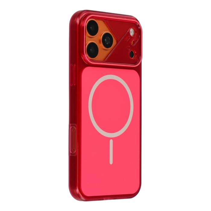 Bild 2, iPhone 18 Pro Max/17 Pro Max Skal MagSafe Reptåligt Röd