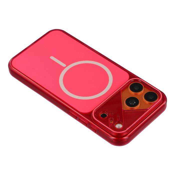 Bild 4, iPhone 18 Pro Max/17 Pro Max Skal MagSafe Reptåligt Röd