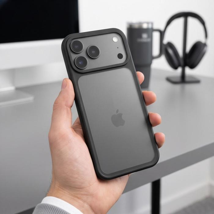 Bild 3, Tech-Protect iPhone 18 Pro/17 Pro Skal MagMat CC Mattsvart