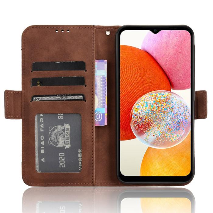 Bild 3, Samsung Galaxy A15 5G Fodral Med Avtagbart Kortfodral Brun