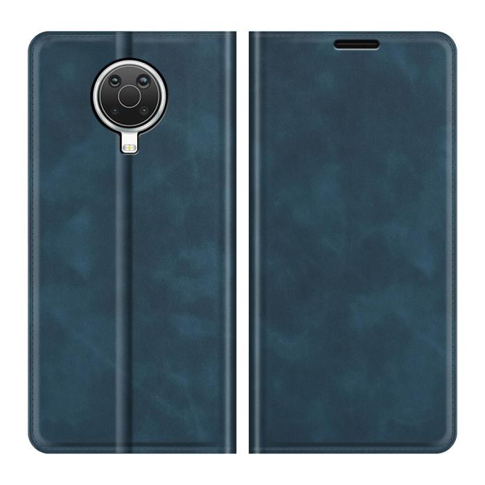 Bild 1, Nokia G10 / G20 Fodral Skin Touch Läder Blå
