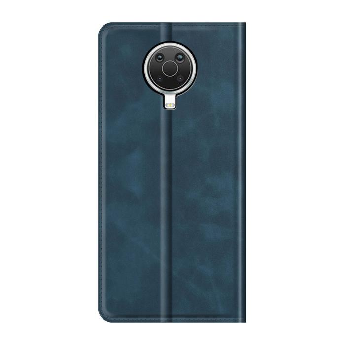 Bild 3, Nokia G10 / G20 Fodral Skin Touch Läder Blå