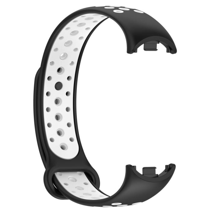 Bild 3, Xiaomi Smart Band 9/8 Träningsarmband Dual-Color Svart/Vit