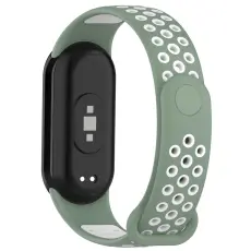 Xiaomi Smart Band 9/8 Träningsarmband Dual-Color Grön/Vit