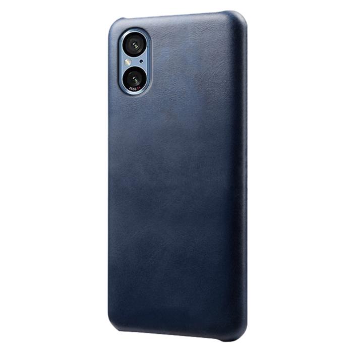 Bild 1, Sony Xperia 5 V Skal Läderbelagt Blå