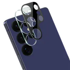 IMAK Galaxy S25 Ultra Linsskydd H&auml;rdat Glas Svart