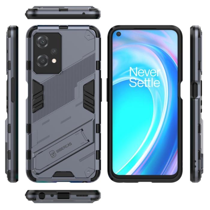 Bild 2, OnePlus Nord CE 2 Lite 5G Skal Hybrid Armor Kickstand Grå
