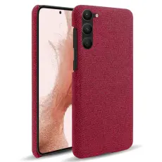 KSQ Samsung Galaxy S23 Plus Skal Tygbelagt R&ouml;d