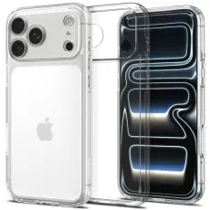 Spigen iPhone 18 Pro / 17 Pro Skal Ultra Hybrid Transparent