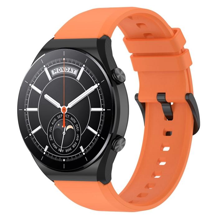 Bild 2, Silikon Armband Smartwatch (22 mm) Orange