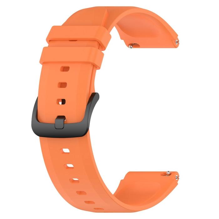 Bild 4, Silikon Armband Smartwatch (22 mm) Orange