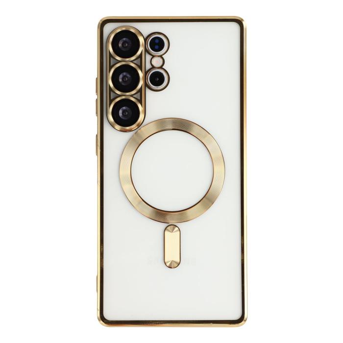 Bild 3, Samsung Galaxy S26 Ultra Skal MagSafe Electroplated TPU Guld