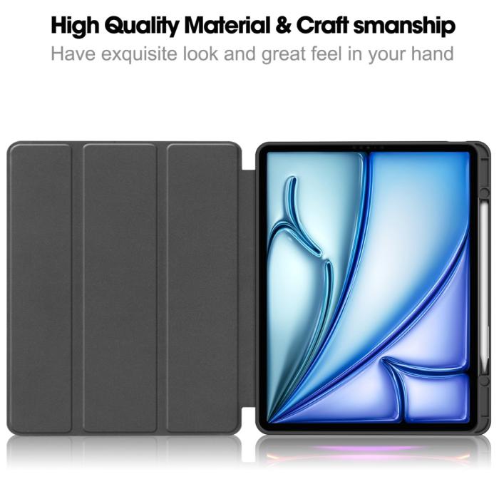 Bild 2, iPad Air 13 2025/2024 Tri-Fold Fodral Pennhållare Eiffeltornet