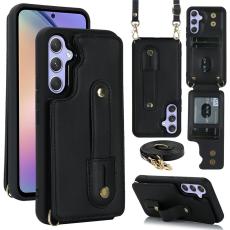 Samsung Galaxy S26 Skal Multifunktionellt L&auml;der Svart