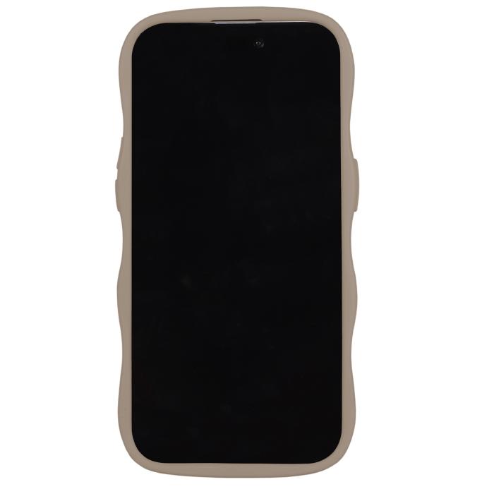 Bild 4, holdit iPhone 15 Plus / 14 Plus Skal Wavy Mocha Brown Transparent