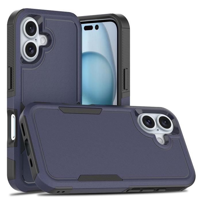 Bild 1, iPhone 16 Skal Extreme Shockproof Hybrid Mörk Blå