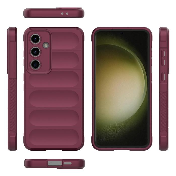 Bild 6, Samsung Galaxy S24 FE Skal Magic Shield Vinröd