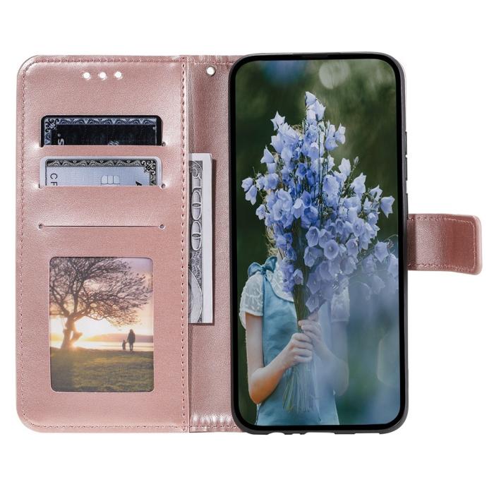 Bild 3, Xiaomi 12T / 12T Pro Fodral Mandala Läder Roséguld