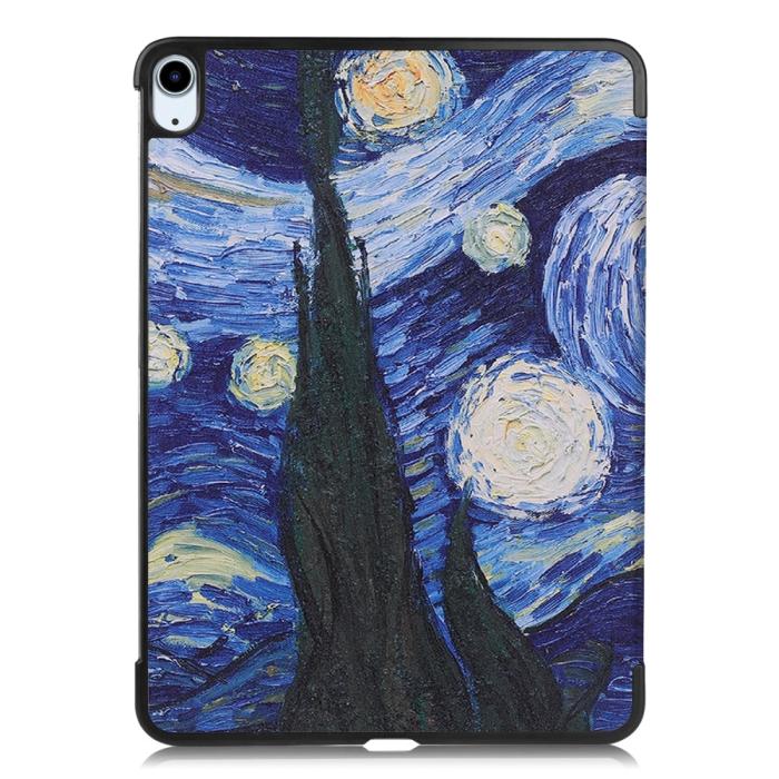 Bild 3, iPad Air 2025-2020 Fodral Tri-Fold Brush Painting