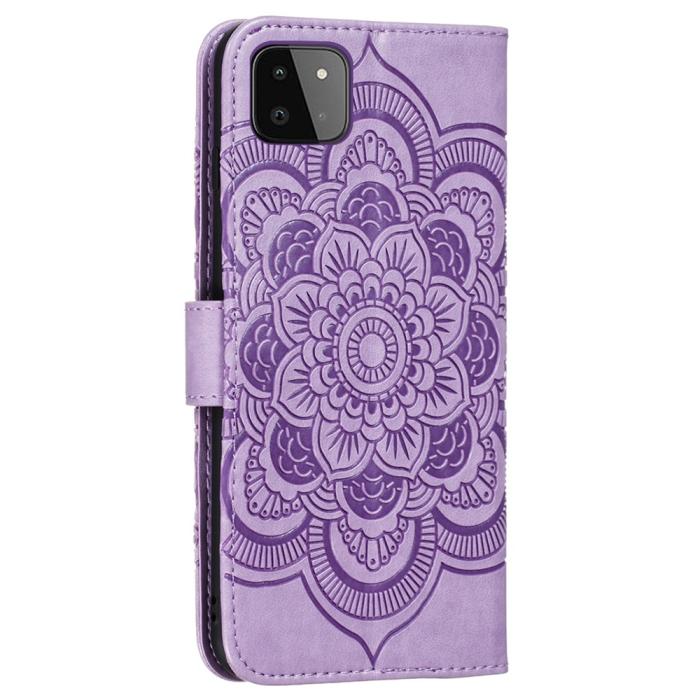 Bild 4, Samsung Galaxy A22 5G - Mandala Plånboksfodral - Lila
