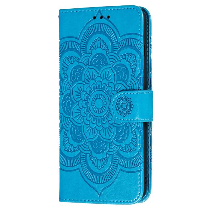 Bild 2, Samsung Galaxy A22 5G - Mandala Plånboksfodral - Blå