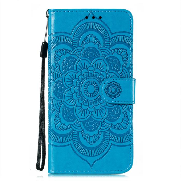 Bild 3, Samsung Galaxy A22 5G - Mandala Plånboksfodral - Blå