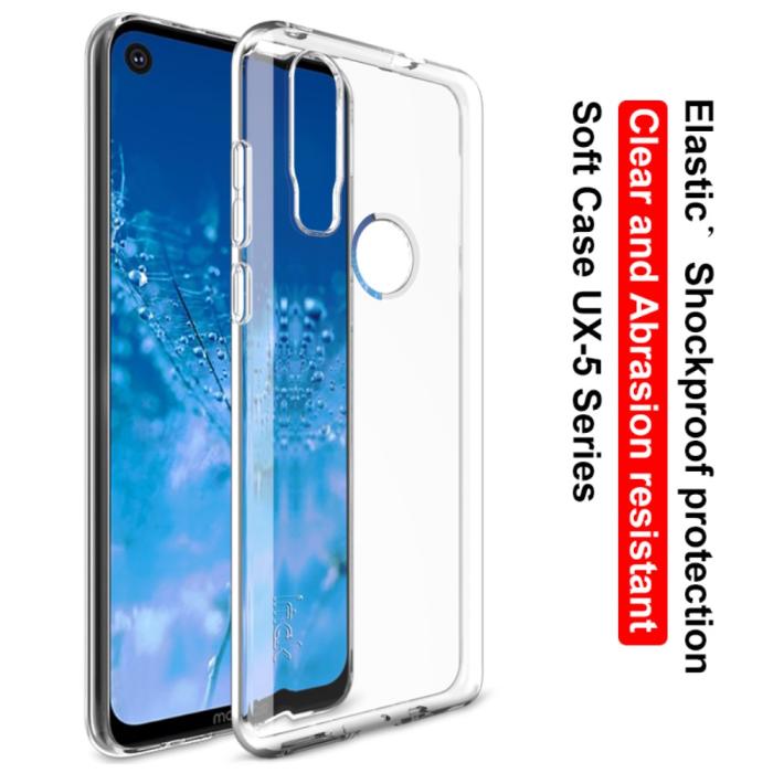 Bild 3, Motorola One Action - IMAK TPU skal - Transparent