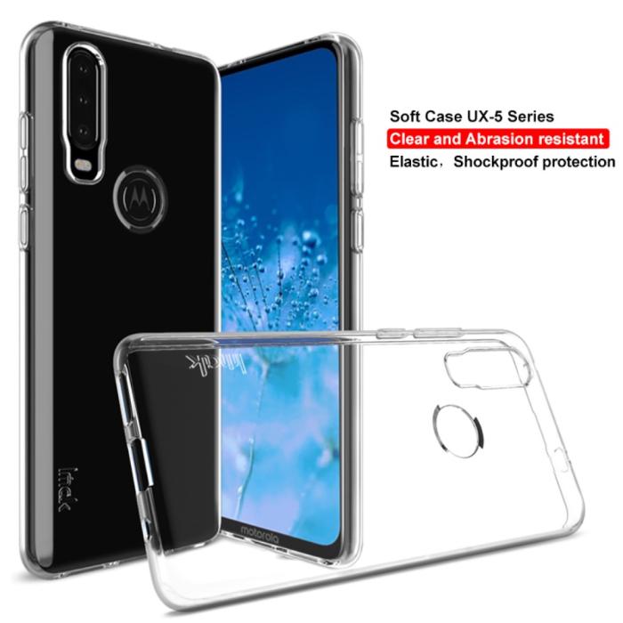 Bild 4, Motorola One Action - IMAK TPU skal - Transparent