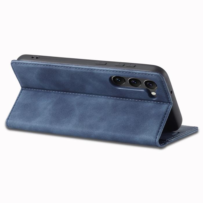 Bild 4, LC.IMEEKE Samsung Galaxy S23 Fodral Flip Läder Blå