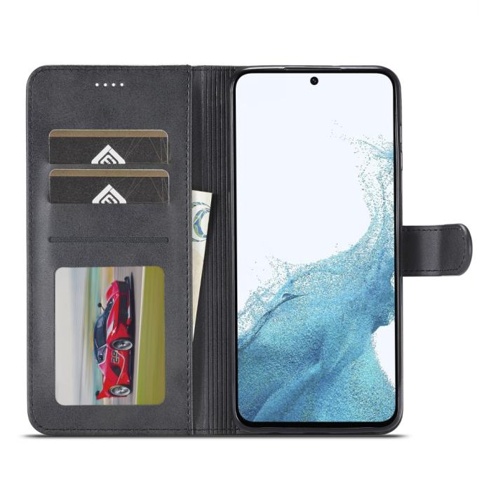 Bild 2, LC.IMEEKE Samsung Galaxy A34 5G Fodral Läder Svart