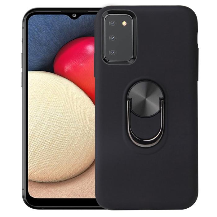 Bild 1, Samsung Galaxy A03s Skal Hybrid Ring Svart