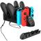 iPega 6in1 Laddningsbas för Nintendo Switch Joy-Con/Pro