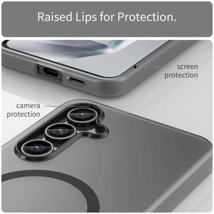 Bild 6, Samsung Galaxy S24 FE Skal MagSafe Slim Matt Svart