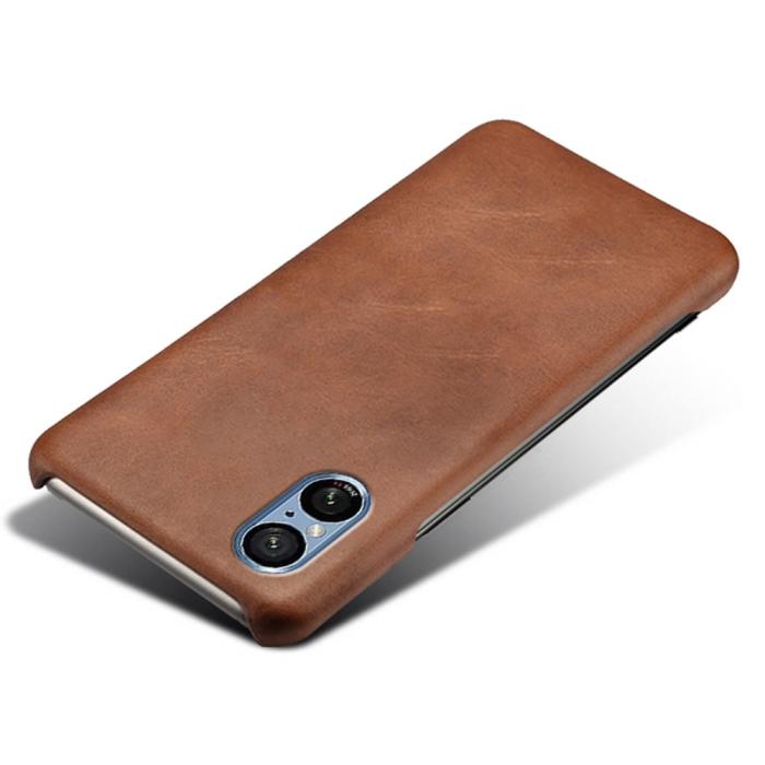 Bild 3, Sony Xperia 5 V Skal Läderbelagt Brun