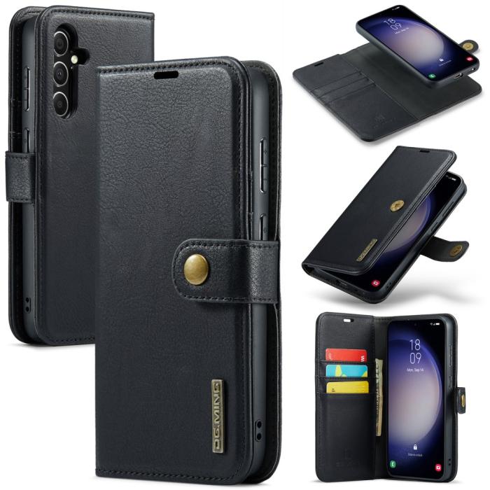 Bild 1, DG.MING Samsung Galaxy S25 2in1 Magnet Fodral / Skal Svart
