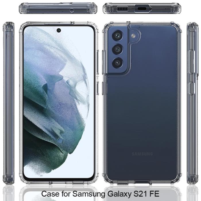 Bild 2, Samsung Galaxy S21 FE Skal Akryl/TPU Shockproof Transparent