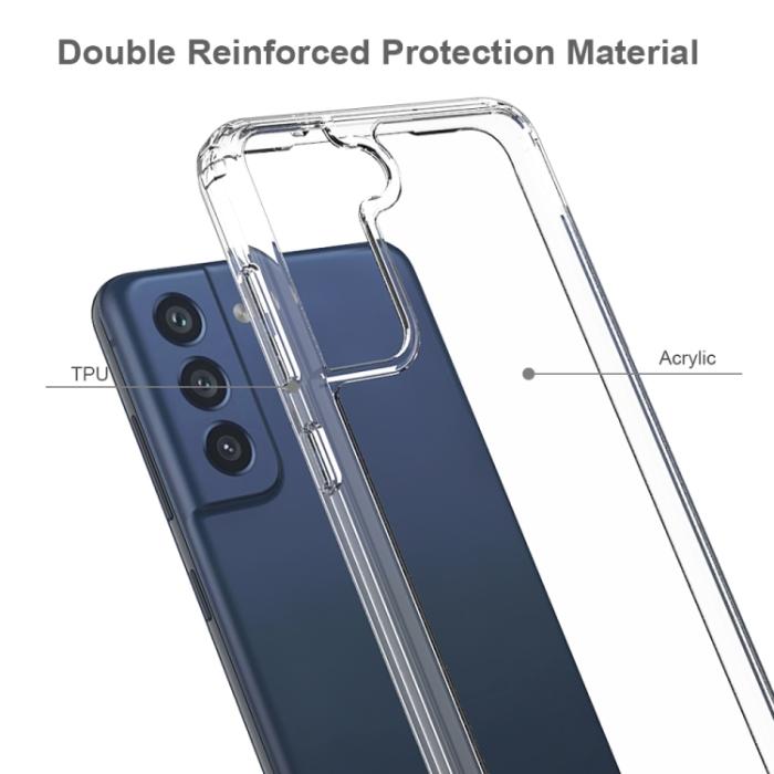 Bild 3, Samsung Galaxy S21 FE Skal Akryl/TPU Shockproof Transparent